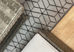 'Algarve' Grey Rattan Corner Sofa Square Dining Set Adjustable Lift Up / Down Glass Topped Table