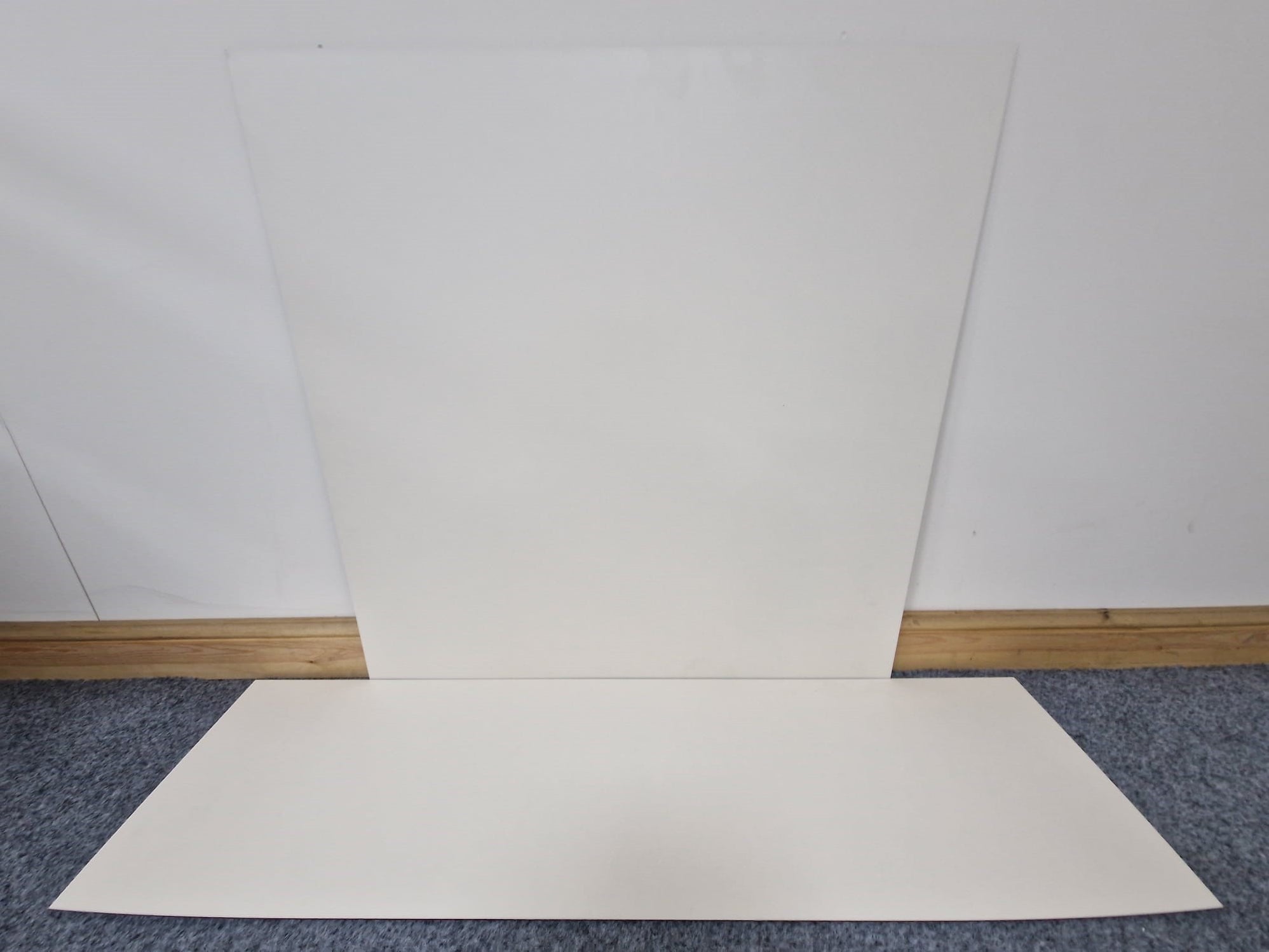 Marble Effect HPL Laminate Fireplace Back Panel & Hearth Sets