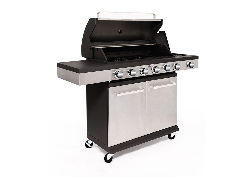 Fogo & Chama Outdoor Stainless Steel Scorpion 6 Burner Gas BBQ