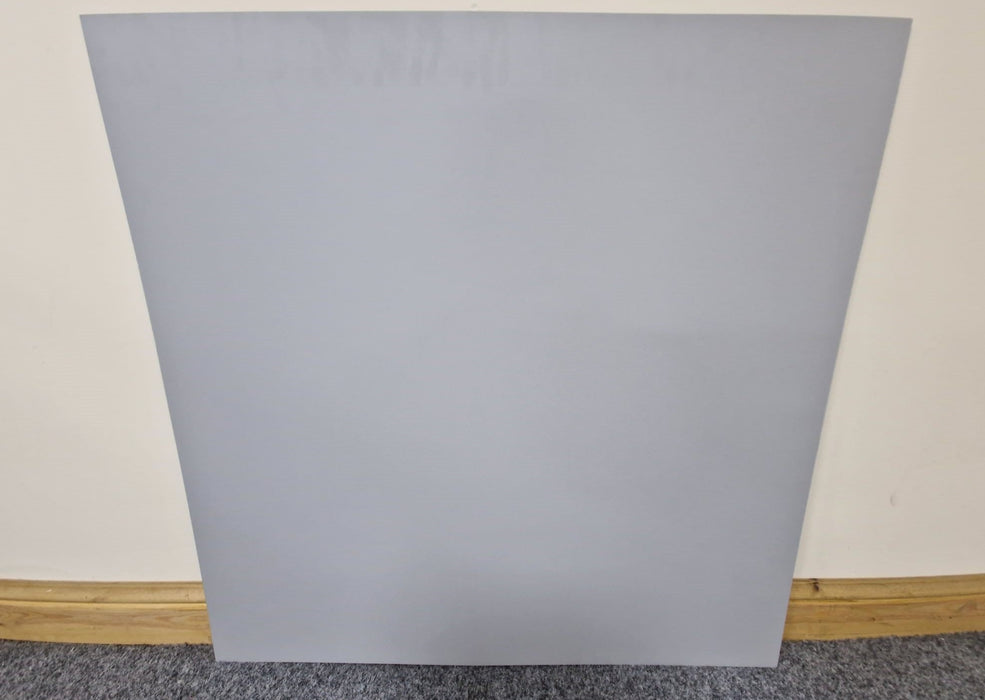 Grey Effect HPL Laminate Fireplace Back Panel & Hearth Set