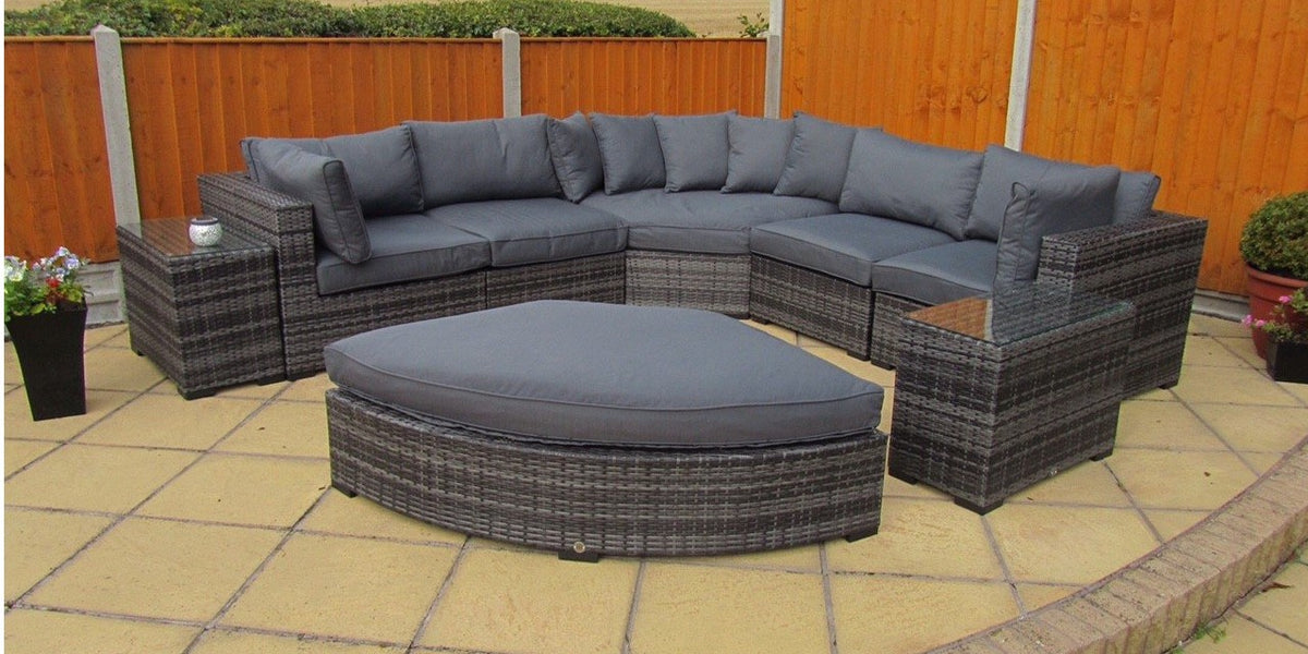 Jessica rattan outlet corner sofa