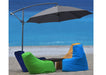 'Love Rattan' Outdoor Garden Cantilever Overhang Parasol Umbrella Grey