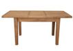 solid oak extending dining table butterfly extension seats 6 8 2.10 meters 1.6 meters 