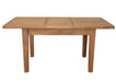 solid oak extending dining table butterfly extension seats 6 8 2.10 meters 1.6 meters 