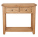 solid oak hall way dining living room small console unit storage furniture