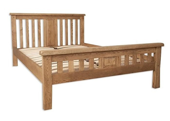 'Oakwood Living' Country Solid Oak King Size Bed Frame