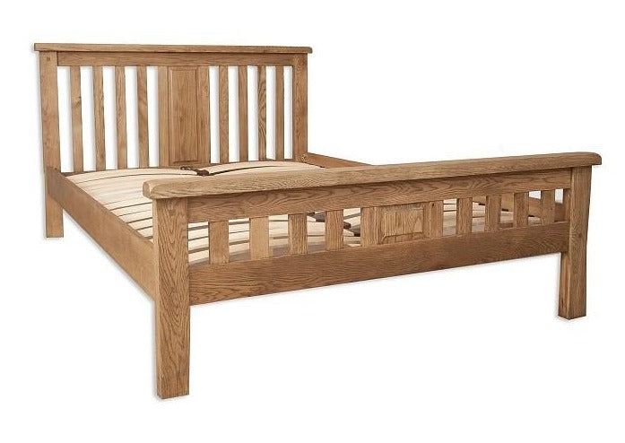 'Oakwood Living' Country Oak Double Bed Frame