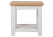 'Oakwood Living' Grey Painted Oak Lamp / Side Table