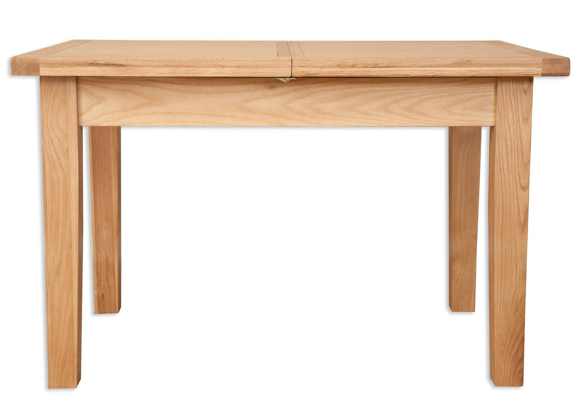 'Oakwood Living' Natural Oak 1.2 Extending Dining Table — Furniture for