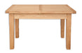 natural solid oak extending dining table 4 6 seater butterfly extension 