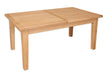 1.2 meters 1.6 meters natural solid oak extending dining table 4 6 seater butterfly extension 