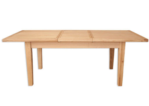 solid oak extending dining table 1.6 - 2.1 meters natural oak 6 - 8 seater 