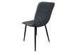 Pair of Richmond Grey PU Leather Industrial style Modern Dining Chairs