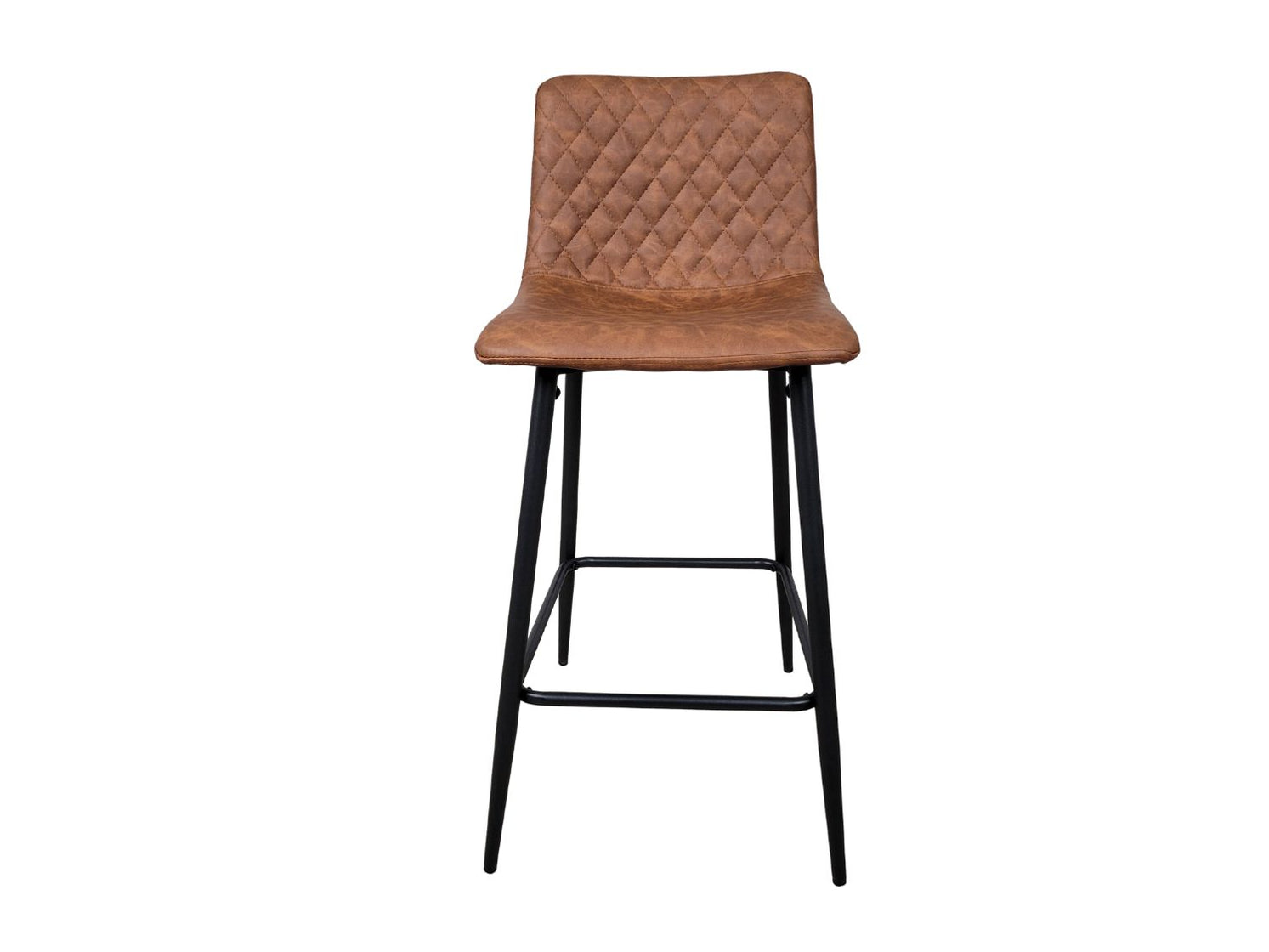 Industrial Bar Stools Hackney Bar Stool Tan Brown Leather Stool