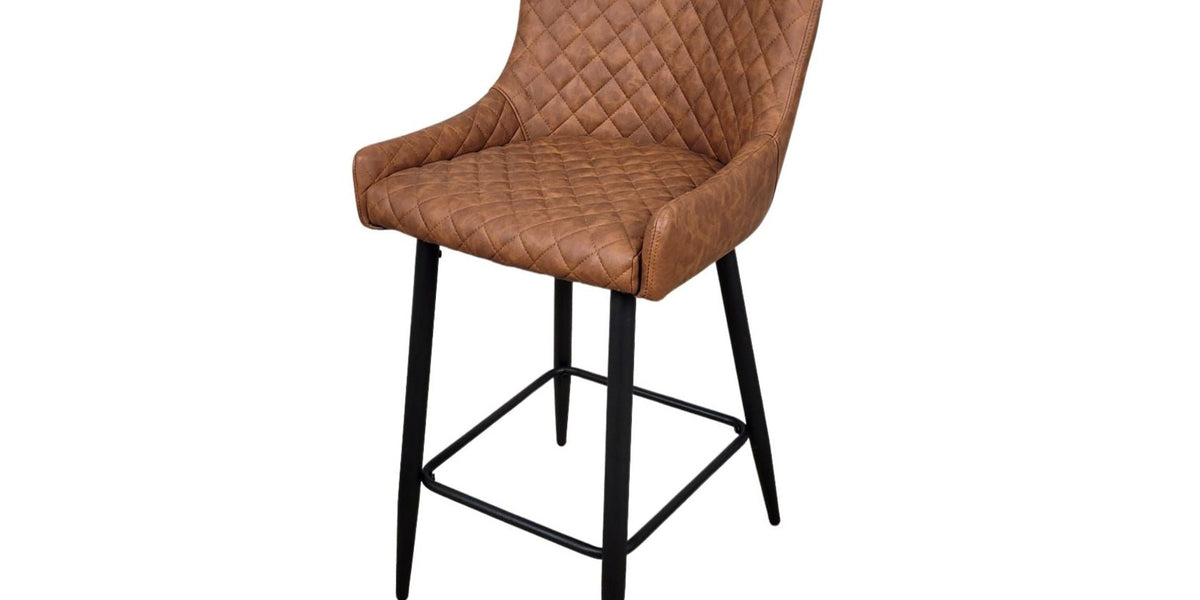 Montreal bar stool tan pu leather sales