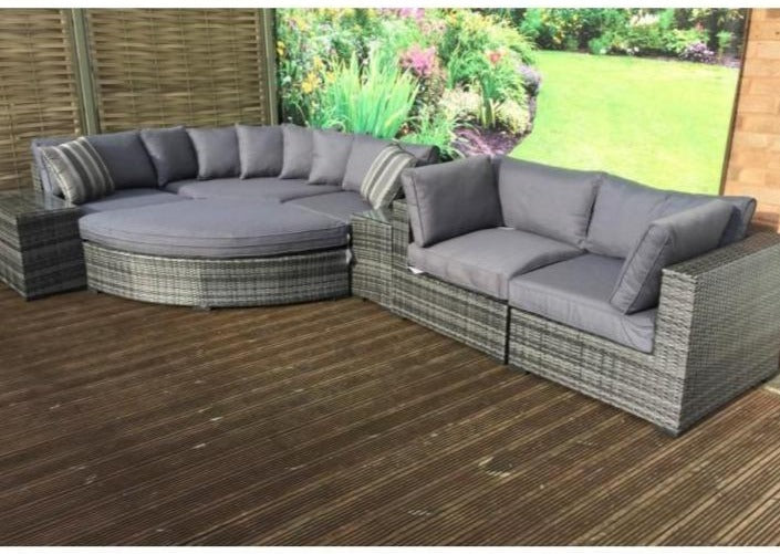 Rattan corner shop sofa wayfair
