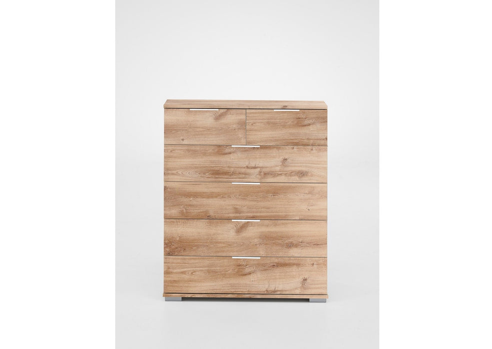 SlumberHaus Planked Oak Range of Chests of Drawers