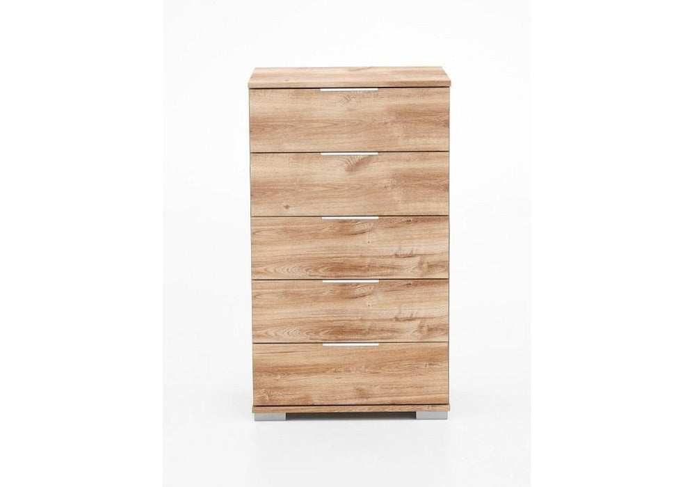 SlumberHaus Planked Oak Range of Chests of Drawers