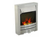 Modern 2KW Electric Stainless Steel Brushed Fire with LED Flame Effect