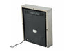 Modern 2KW Electric Stainless Steel Brushed Fire with LED Flame Effect