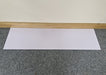 White Effect HPL Laminate Fireplace Back Panel & Hearth Set