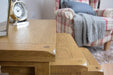 solid oak side nest of tables lamp table living room furniture