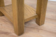 solid oak console tables lamp table living room hallway furniture