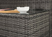 'Jessica' Grey Rattan Large Corner Sofa  Day Bed Footstool Garden Furniture Set