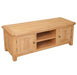 solid oak living room wide tv unit sideboard furniture storage  