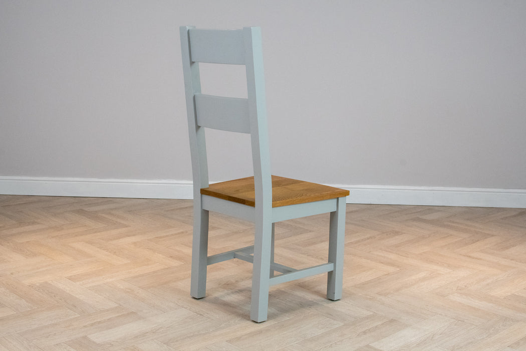 Oakwood Living Grey Painted Oak Dining Chair