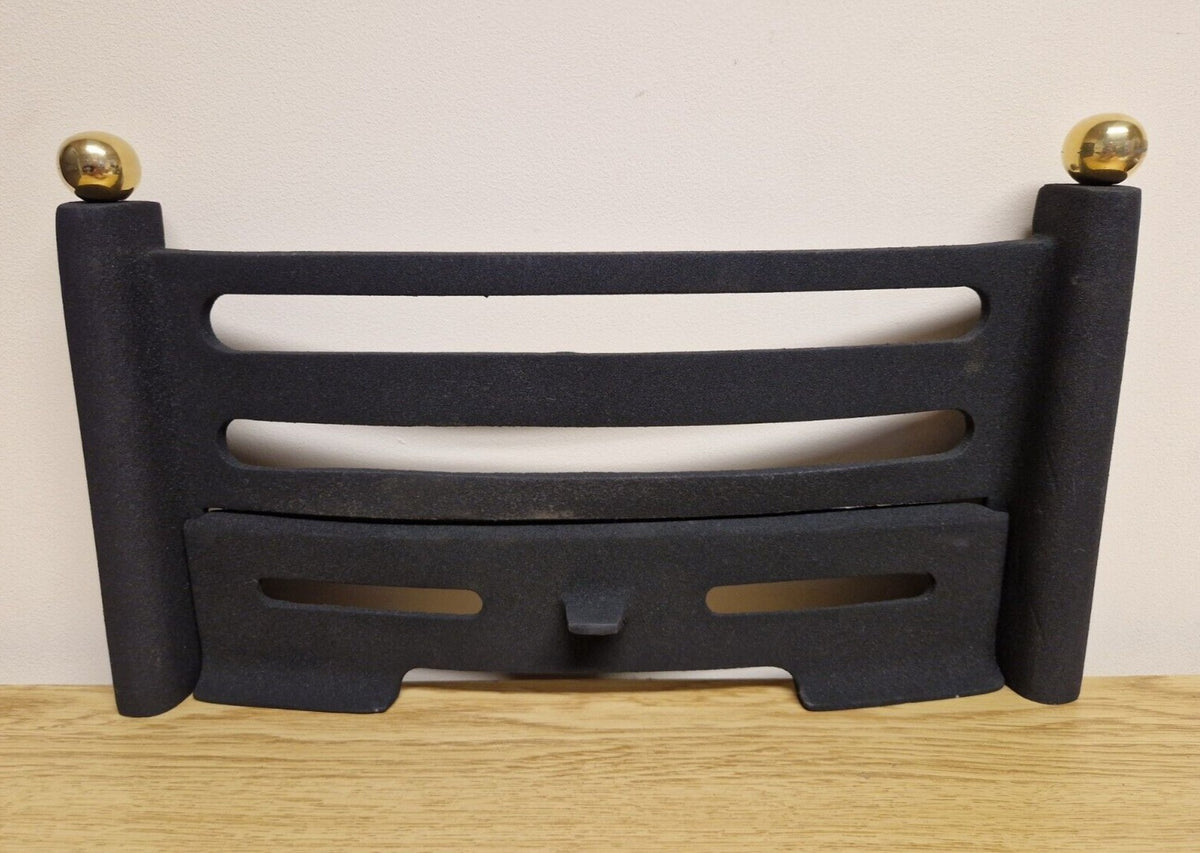 Ash Pan Cover 16" Sir ball front slotted Fireplace Black Fret Living R