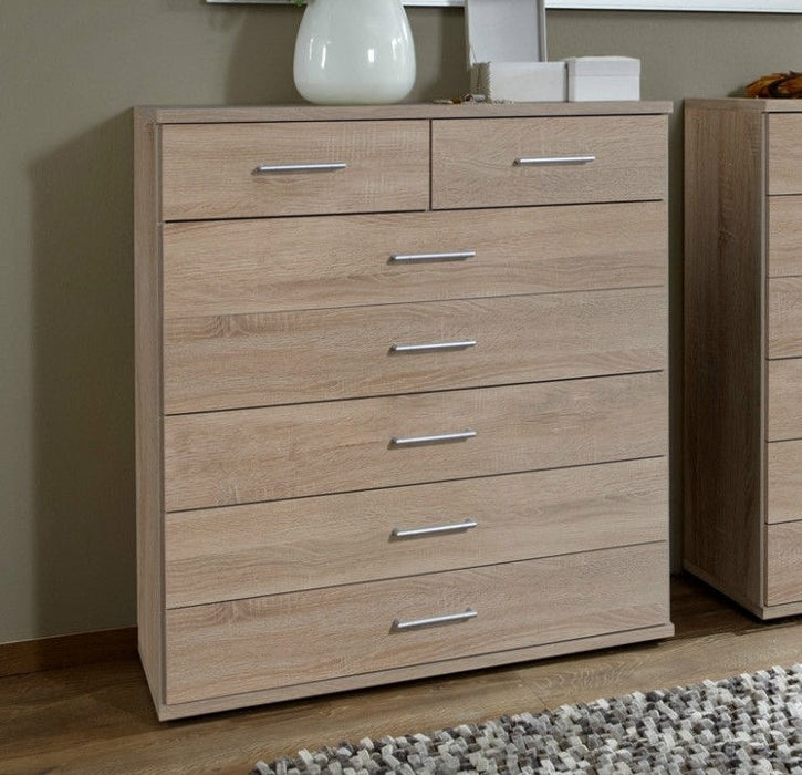 SlumberHaus Berlin Light Oak Chests of Drawers