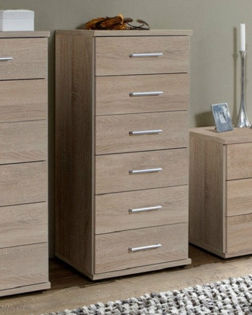 SlumberHaus Berlin Light Oak Chests of Drawers